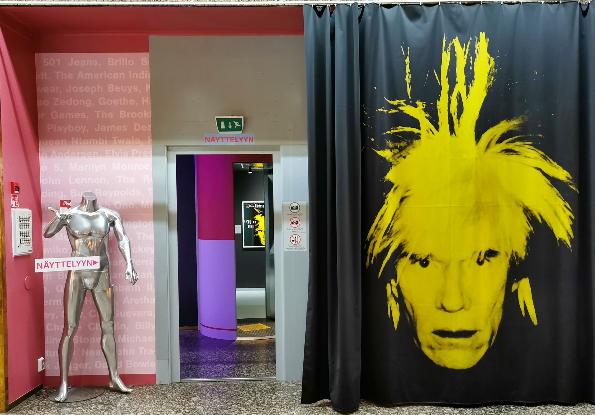 Poptaiteen ikoni Andy Warhol Oulussa Kulttuuripankissa